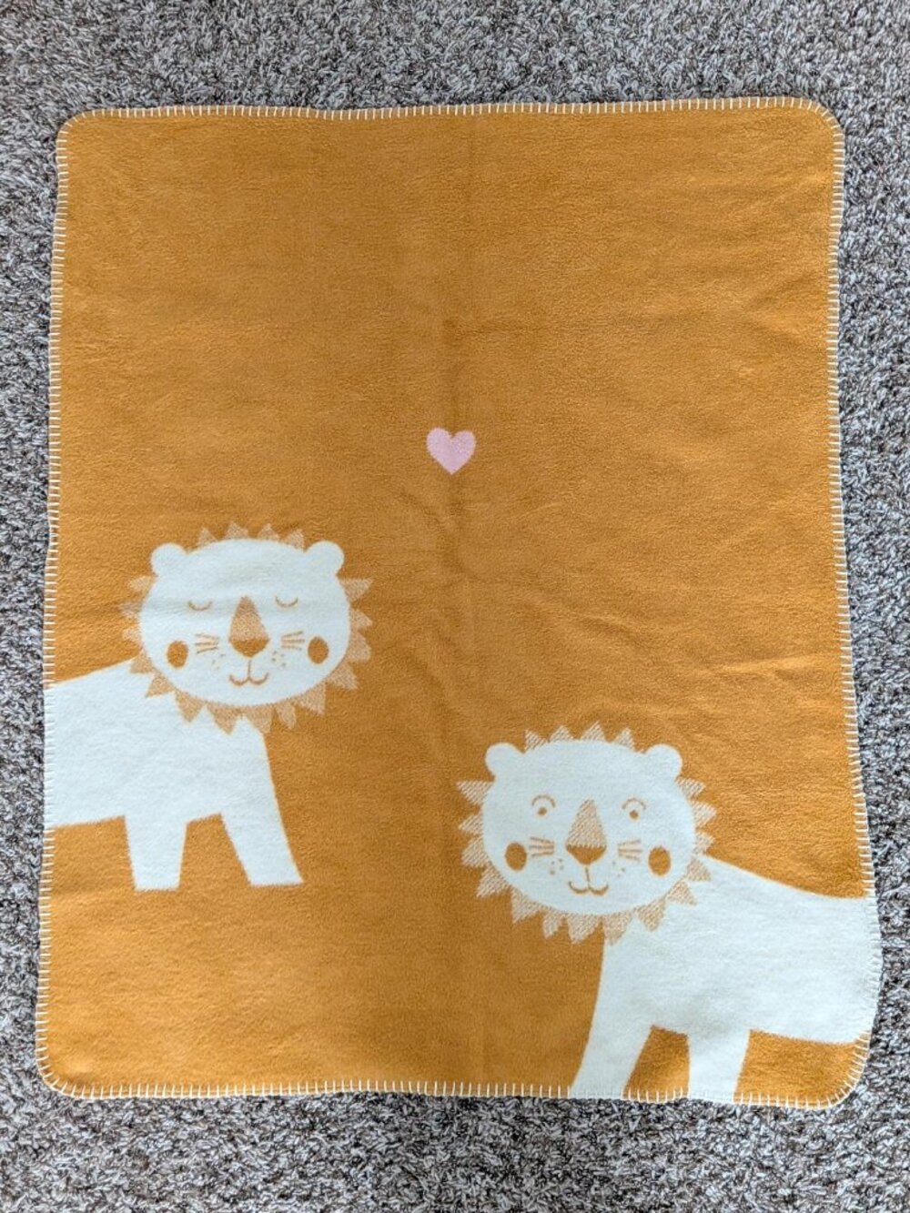 David Fussenegger Mila Lions in Love Baby Blanket